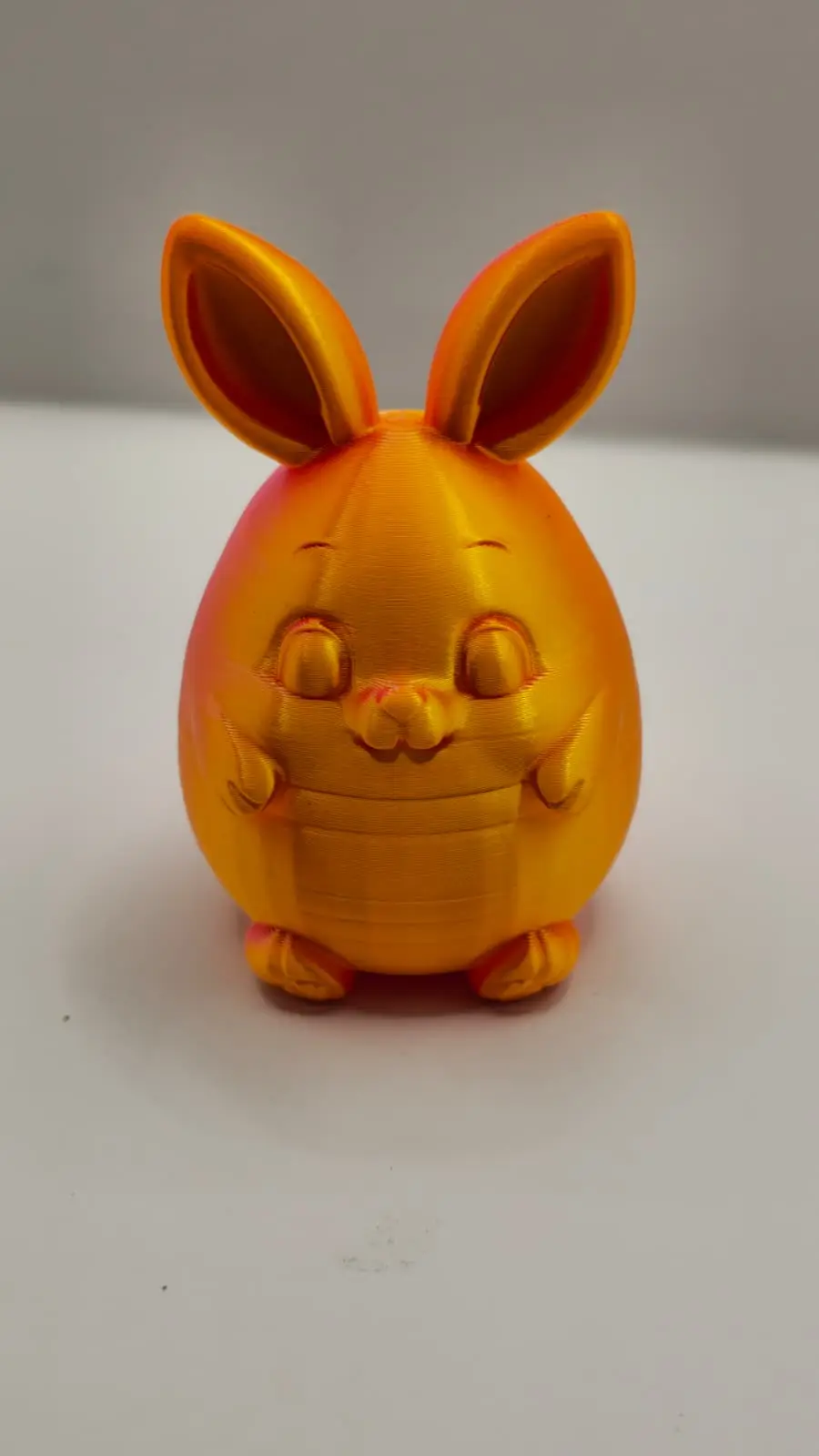 Easter Bunny Egg Figurine