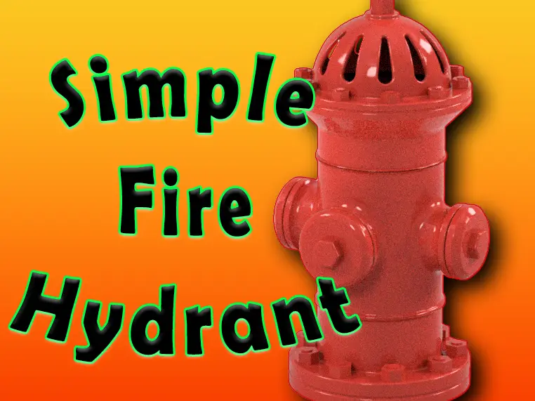 Fire Hydrant (Simple, Hollow)