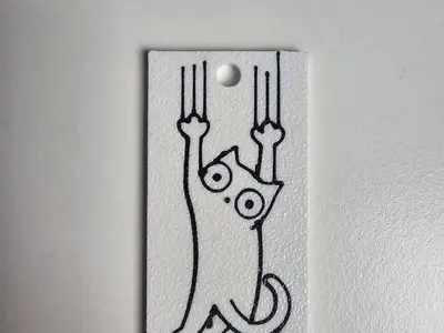 Cat keychain