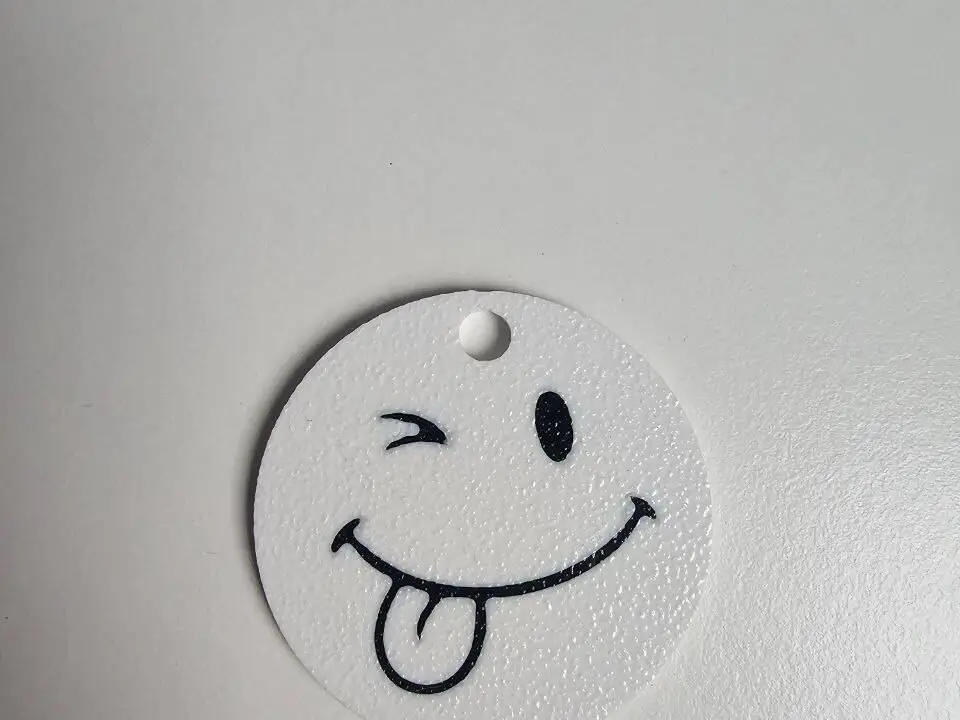 smile keychain