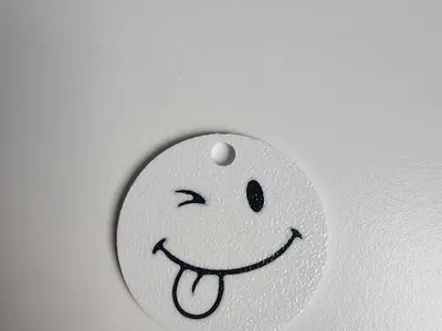 smile keychain