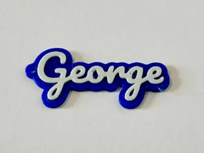 George Keychain