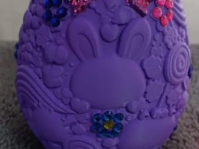 Easter egg whit candys