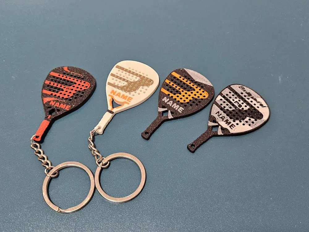 Bullpadel Keychain (Custom Name)
