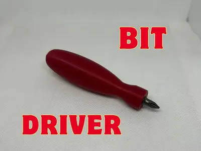 Magnetic Pocket Bit Driver (1/4" Hex)