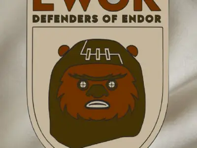 Ewok Keychain