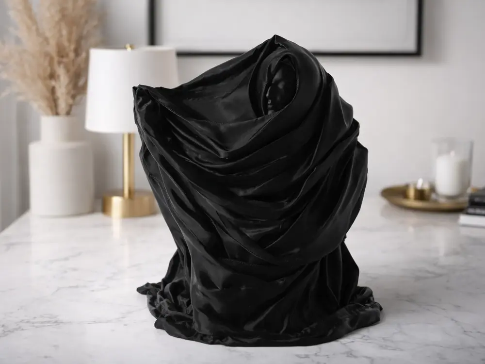 Draped Female Figure Sculpture – Art Statue