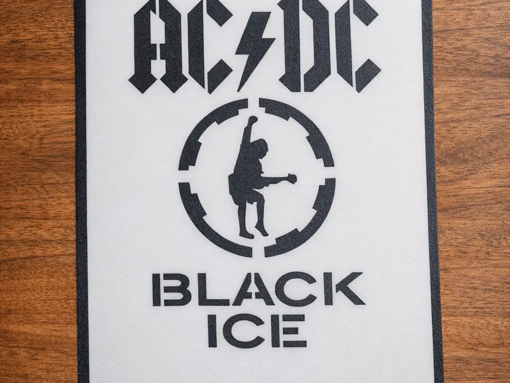 AC/DC BLACK ICE WALL