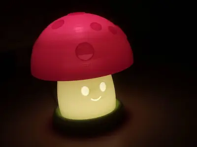 Mushroom Night Light – Simple Decorative Lamp