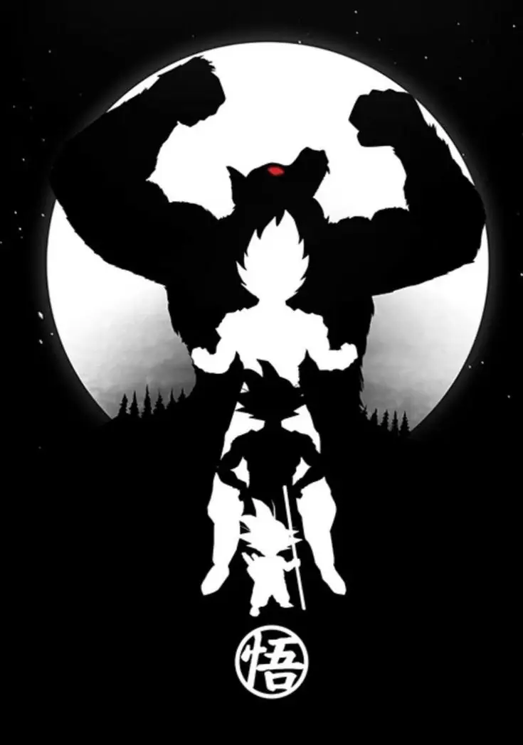 Goku wall art