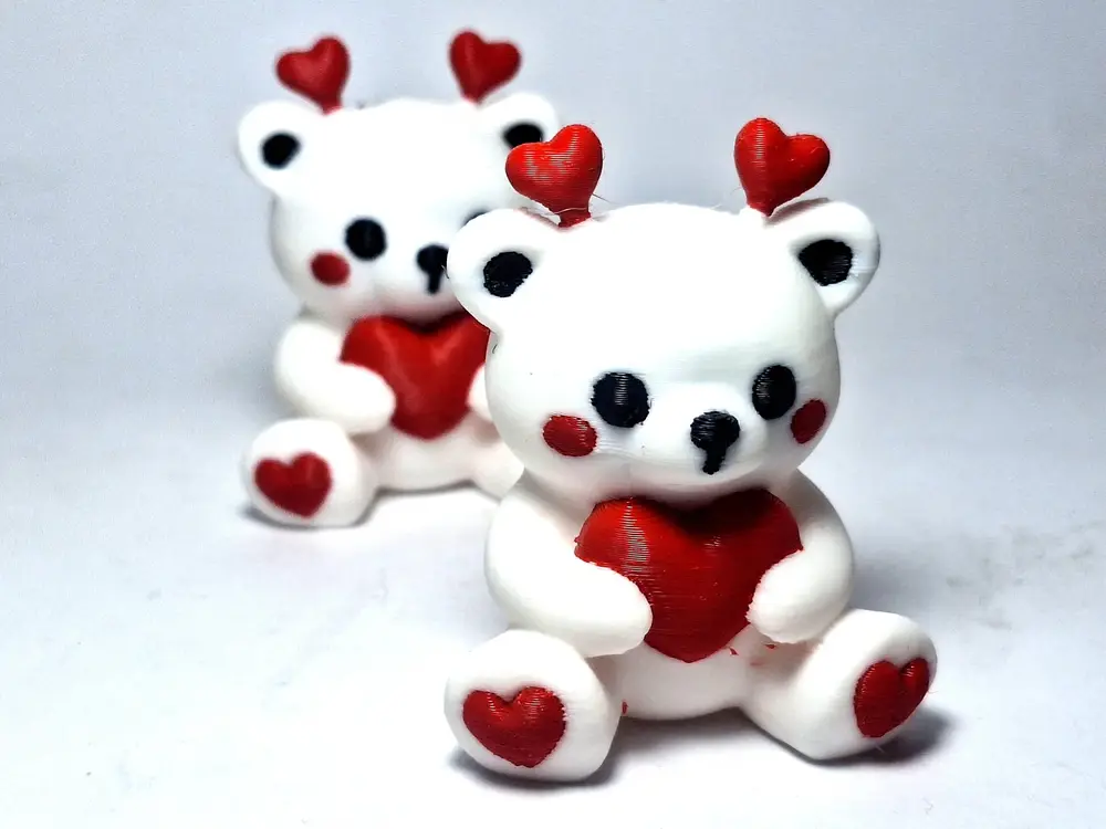 ❤️ Cute Love Bear – Heart Balloon Teddy