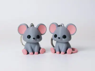 Cute Little Mouse Keychain