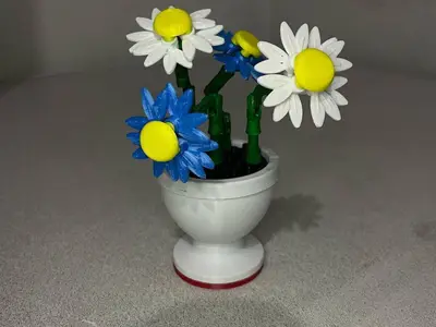 Desktop Lego Daisy flower