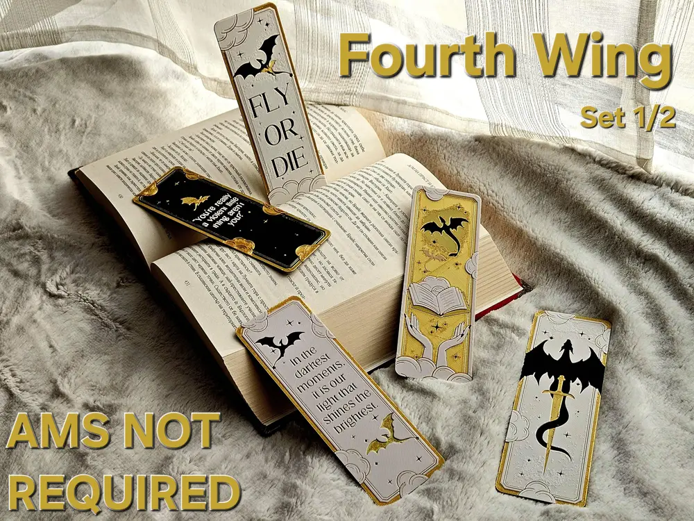 Fourth Wing - Bookmarks Set 1/2