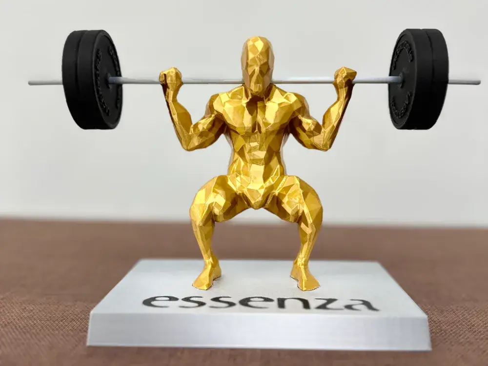 GYM - SQUAT MAN FIGURE / TROPHY