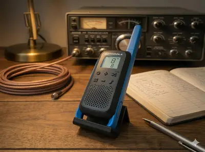 Simple stand for PMR Motorola TLKR T62