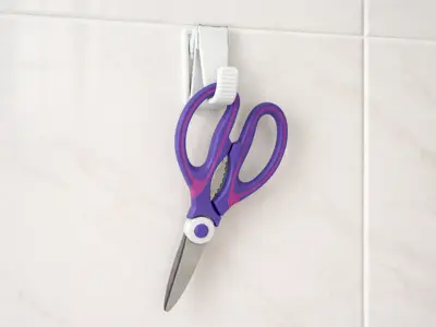 Punch‑Free Scissor Hangers
