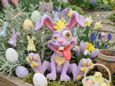 The Easter Bunny , The Easter Giggler, Crazy Bunny, Easter Hare