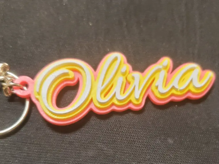 Llavero con nombre "Olivia"