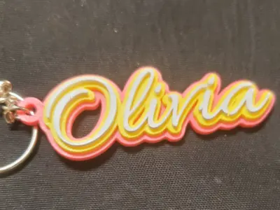 Llavero con nombre "Olivia"