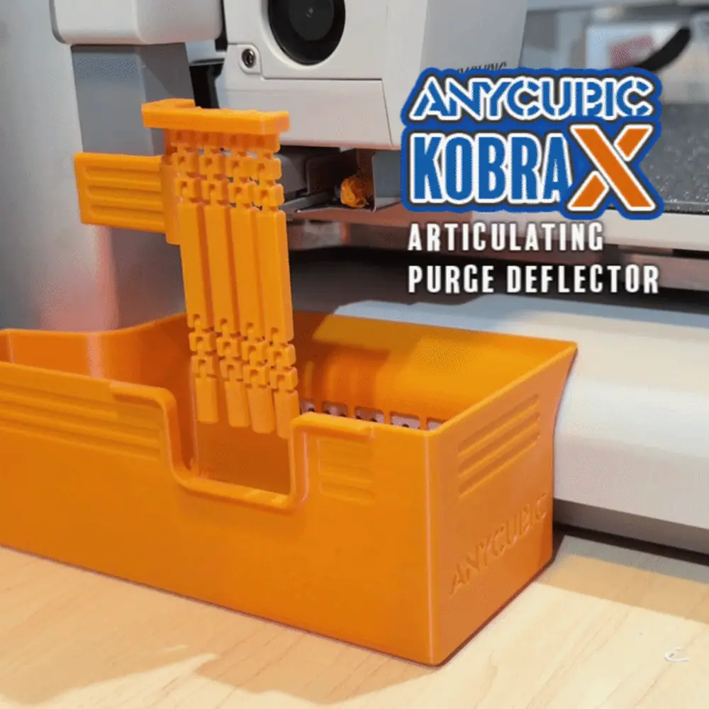 Anycubic Kobra X Poop Diverter / Deflector / Basket