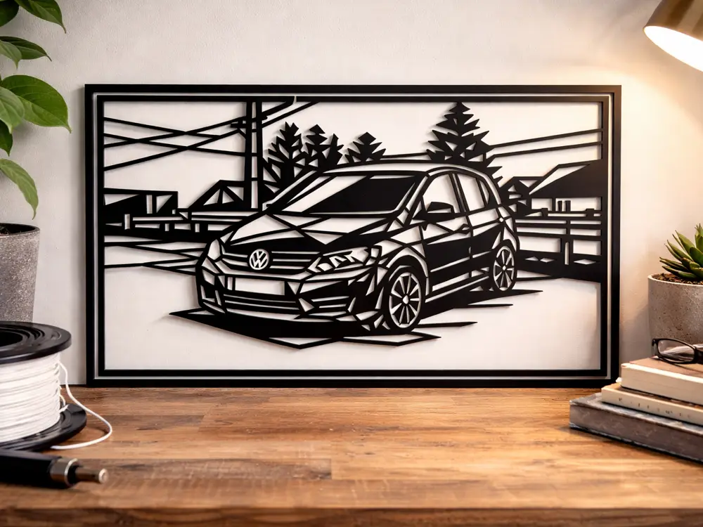 Wolkswagen Golf Plus Wall Art