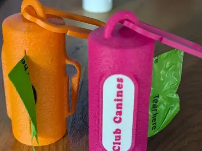 拾便袋分配器 + 卷收器 + 支架