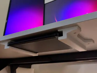 Soporte Oculto para iPad / Tablet Debajo del Escritorio