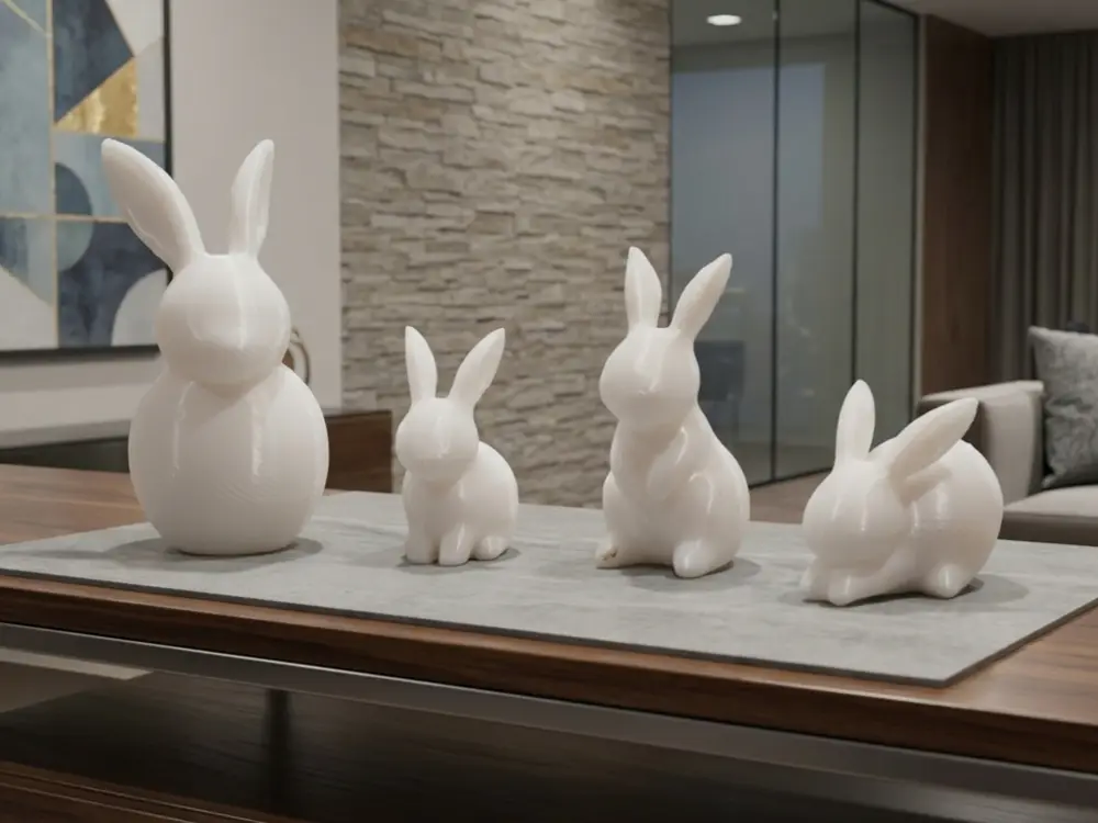 Easter bunny family