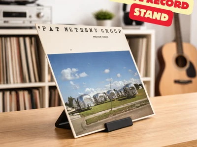 VINYL RECORD STAND / MODERN STAND FOR VINYL PLATES