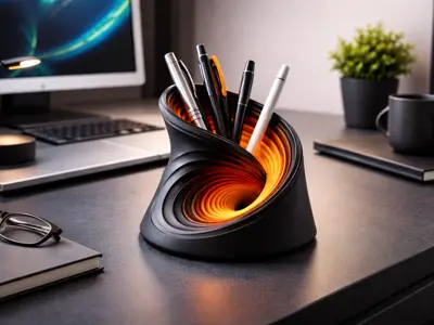 Portal Pen Holder