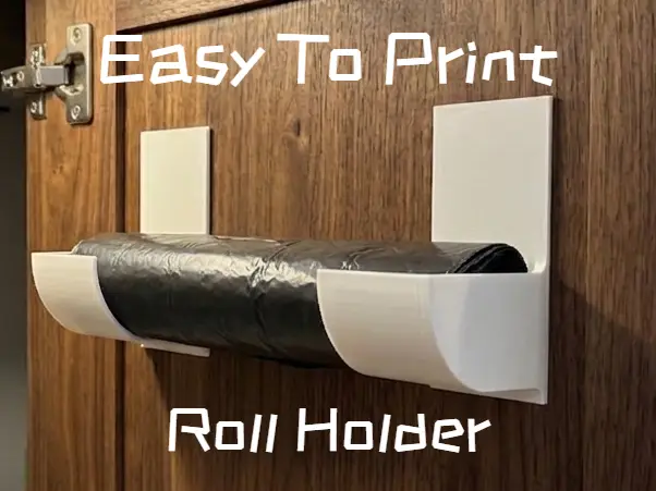 Space-Saving Roll Holder for Garbage Bags
