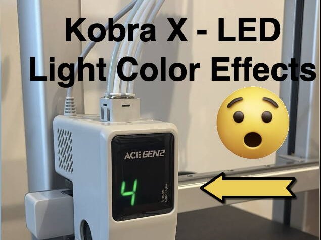 エビページ Kobra X LED Light Color Effects Changer - Makeronline - More Than Fun