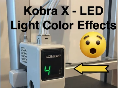 Kobra X LED Light Color Effects Changer