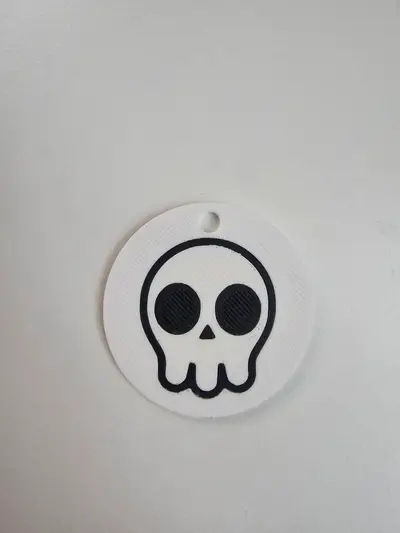 Skull keychain