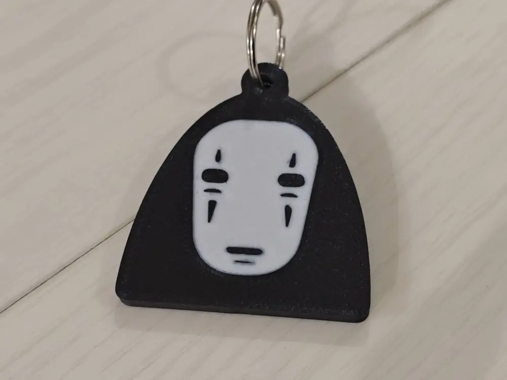 NO-FACE - chibi studio ghibli keychain