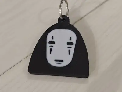 NO-FACE - chibi studio ghibli keychain