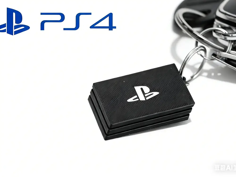PS4 Pro挂坠 PS4 Pro钥匙扣挂件