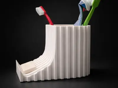 Soap and Toothbrush Holder