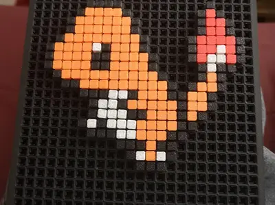 Pixel art charmander