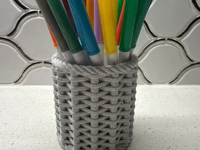 Woven Pencil Holder