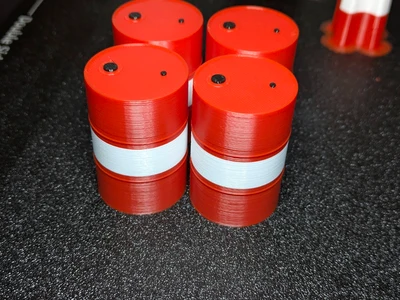 RC gasoline barell 1:18 and 1:10