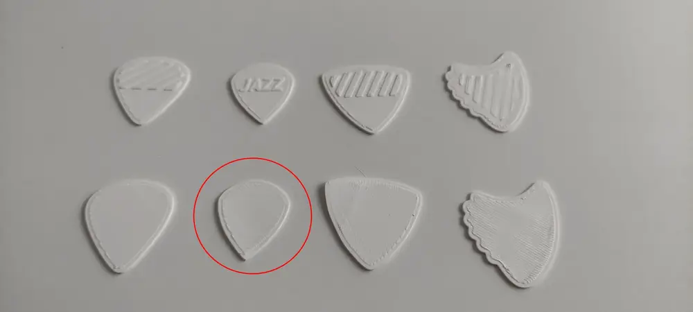 Guitar pick jazz