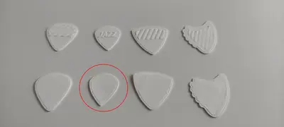 Guitar pick jazz