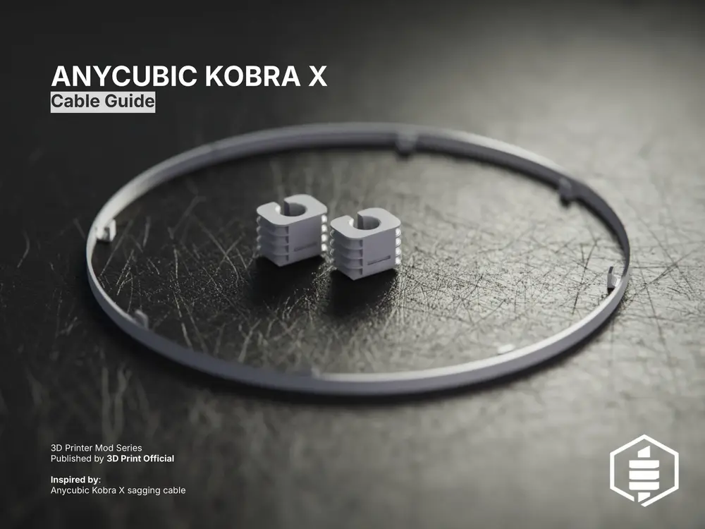 Anycubic Kobra X Cable Guide