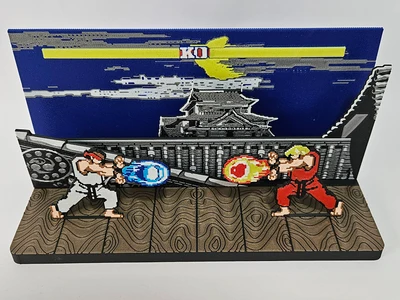 Diorama Street Fighter 2 (Ryu Stage)