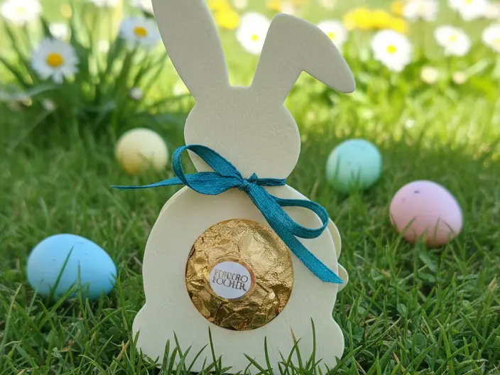 Easter Bunny Chocolate Candy Holder