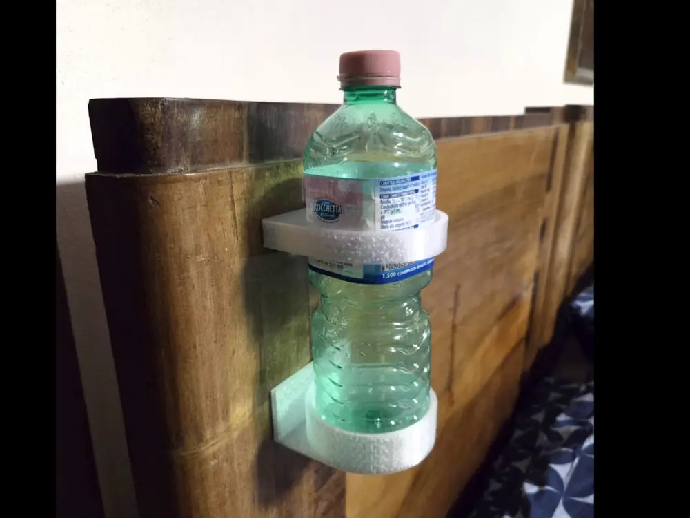 💧 Dual-Ring Bottle Holder (No Drill!)
