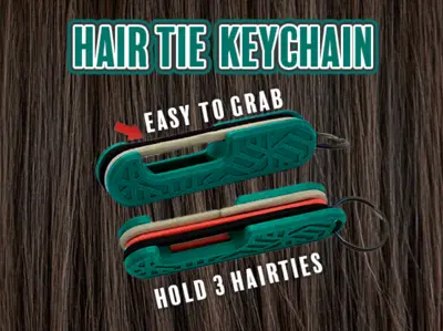 Hair Tie Keychain