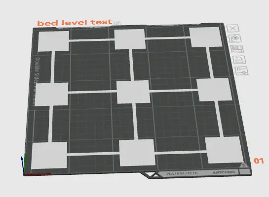 Bed Leveling Test (Cool Squares Pattern)